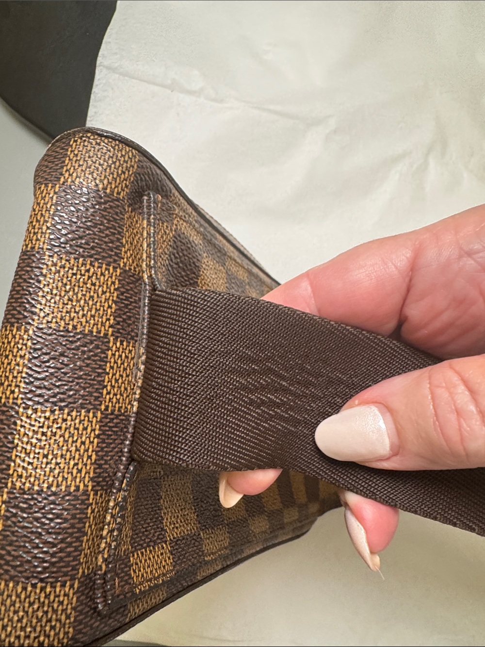 Louis Vuitton Damier Ebone Geronimos Crossbody Sling Bag - Picture 14 of 15